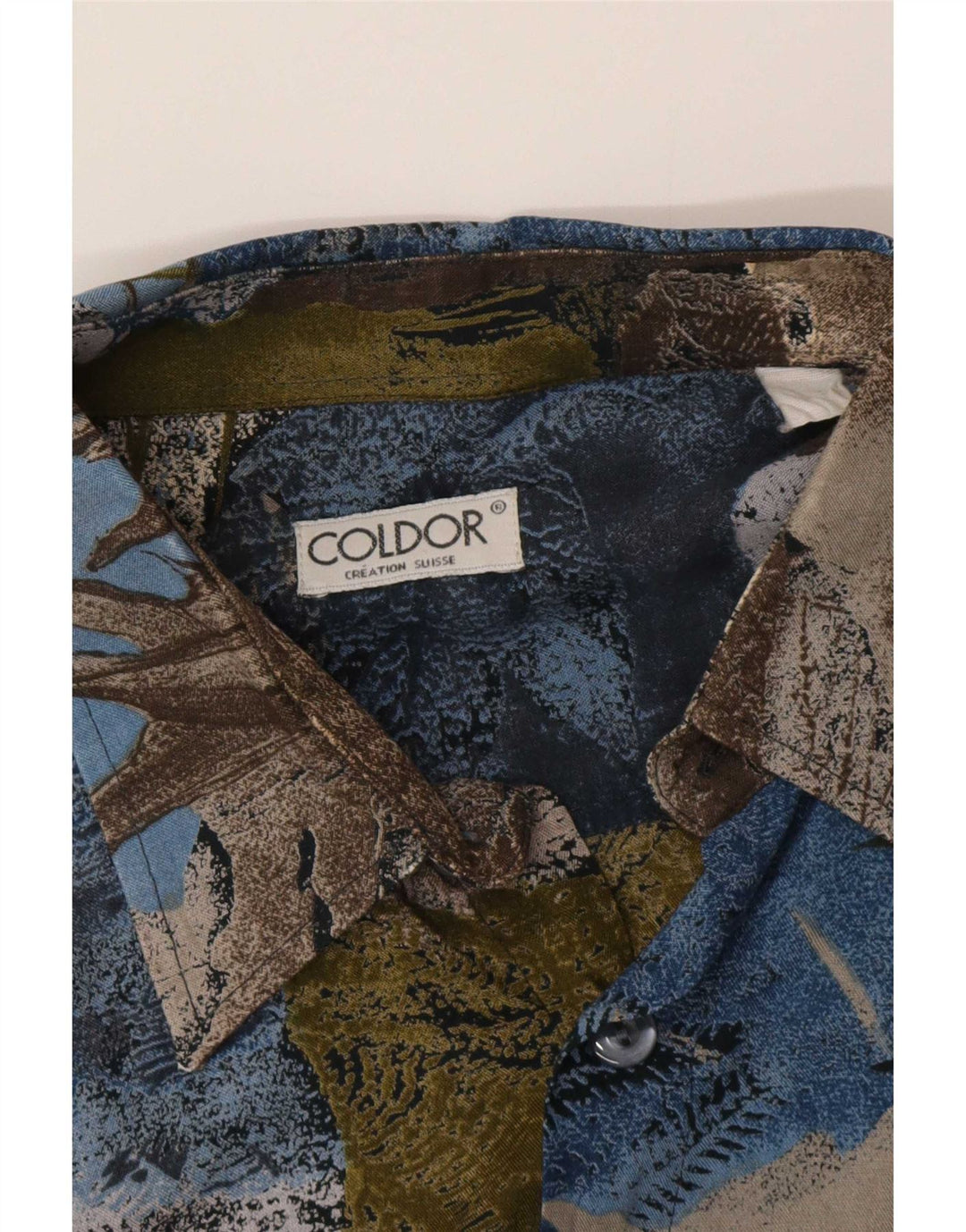 Camicia da uomo Coldor Patchwork grande multicolore
