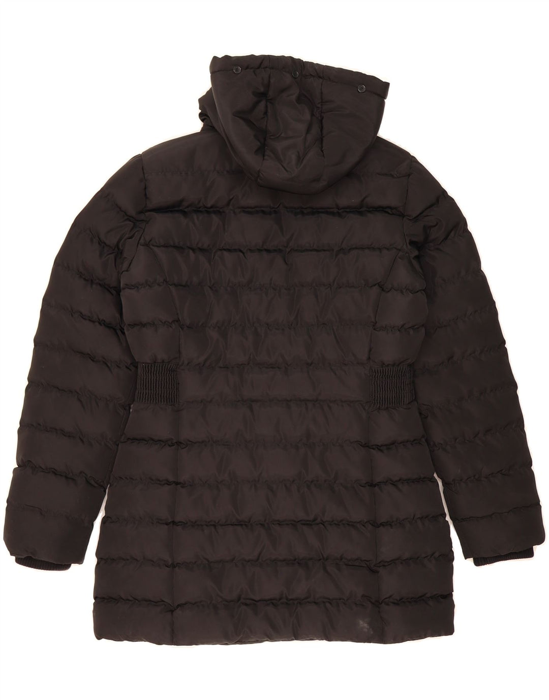 KANGOL Womens Hooded Padded Jacket UK 8 Small  Black Polyester Vintage Kangol and Second-Hand Kangol from Messina Hembry 