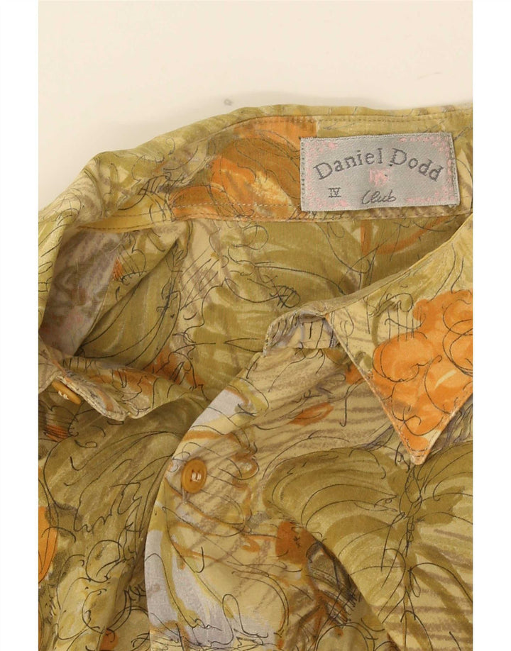 Camicia a maniche corte da uomo Daniel Dodd grande floreale verde