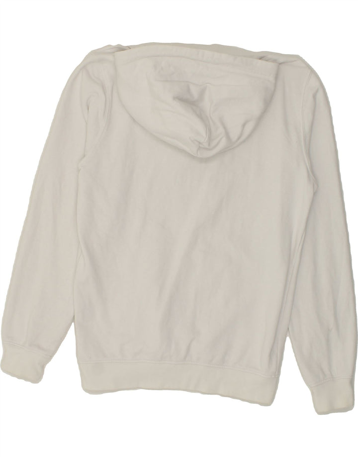 CHAMPION Mens Graphic Hoodie Jumper Small White Cotton Vintage Champion and Second-Hand Champion from Messina Hembry 