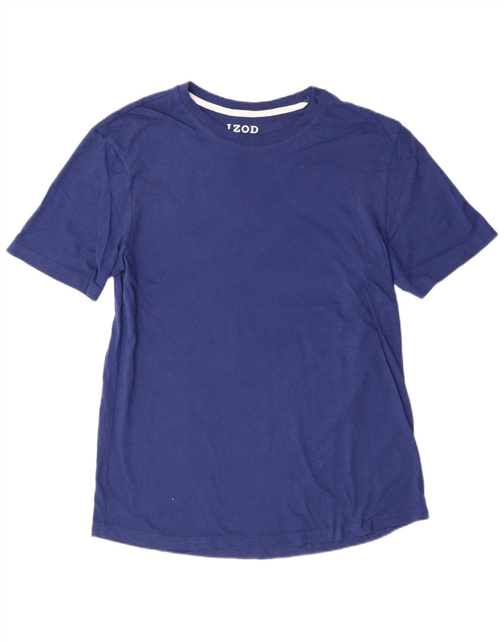 T-shirt da uomo Izod Top in cotone blu medio