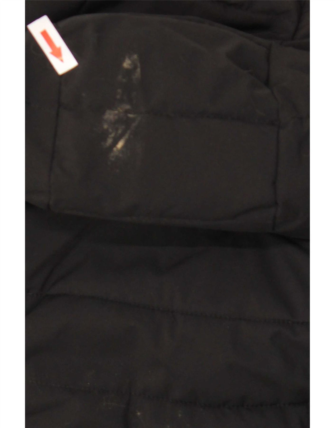 Cappotto imbottito con cappuccio da donna Dkny UK 10 piccolo poliestere nero