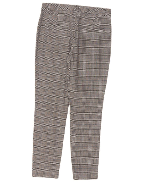Pantaloni chino slim da donna Massimo Dutti EU 34 2XS W24 L26 pied de poule grigio