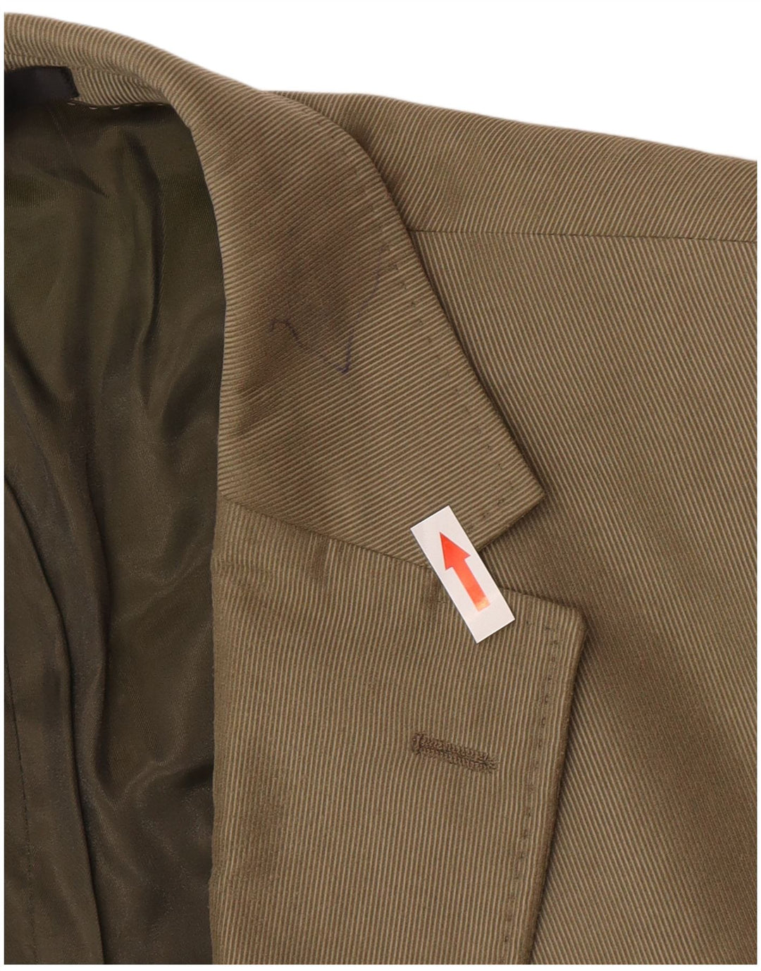 Giacca blazer lunga a 2 bottoni Marks & Spencer da uomo UK 48 2XL poliestere verde