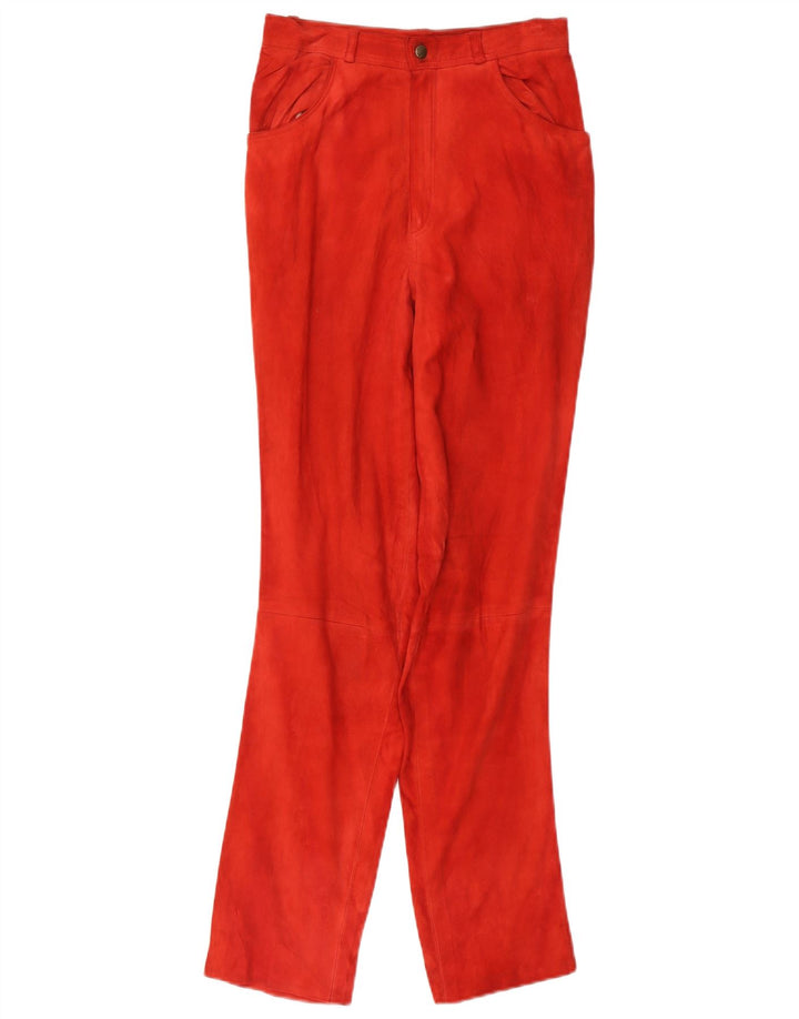 Pantaloni casual slim da donna Yoko IT 42 medi W28 L31 rossi