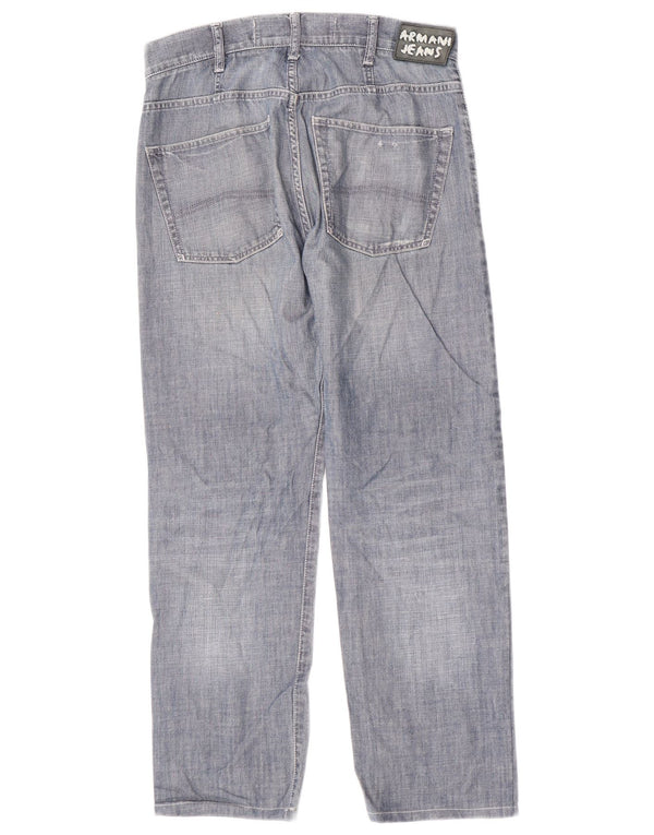 Jeans dritti da uomo Armani W31 L28 Blu