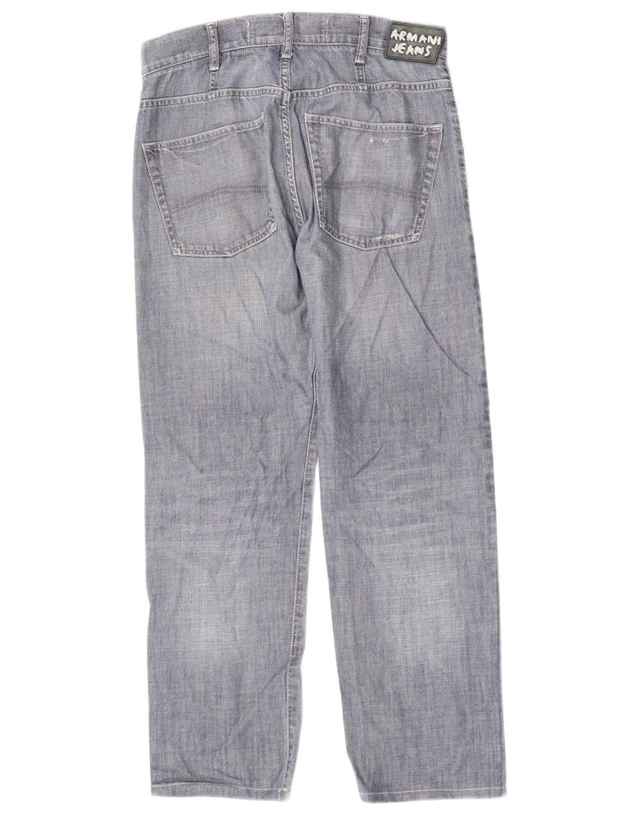 Jeans dritti da uomo Armani W31 L28 Blu