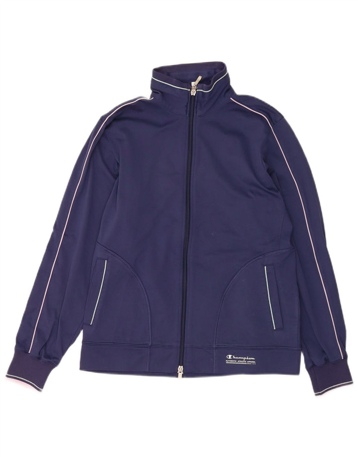 Tuta intera da donna vestibilità ampia Champion UK 10 piccola poliestere blu navy