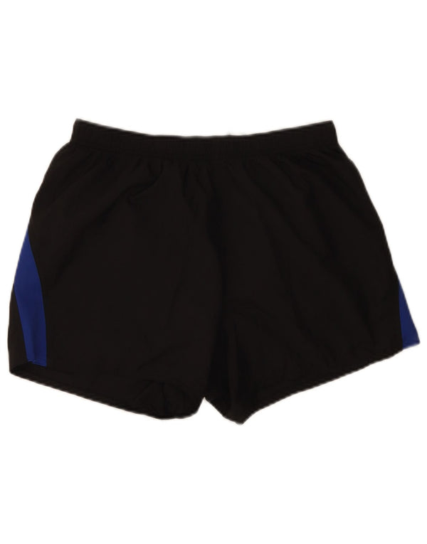 Pantaloncini sportivi da uomo Asics, colore nero medio, in poliestere color block