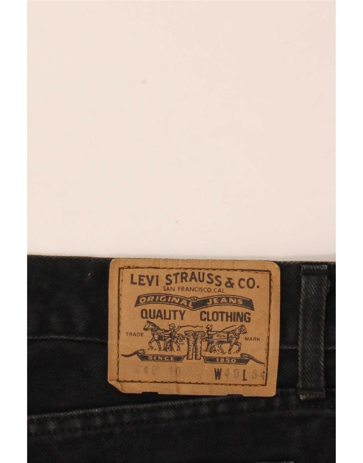 Levi's Uomo 440 Jeans dritti W40 L34 Neri
