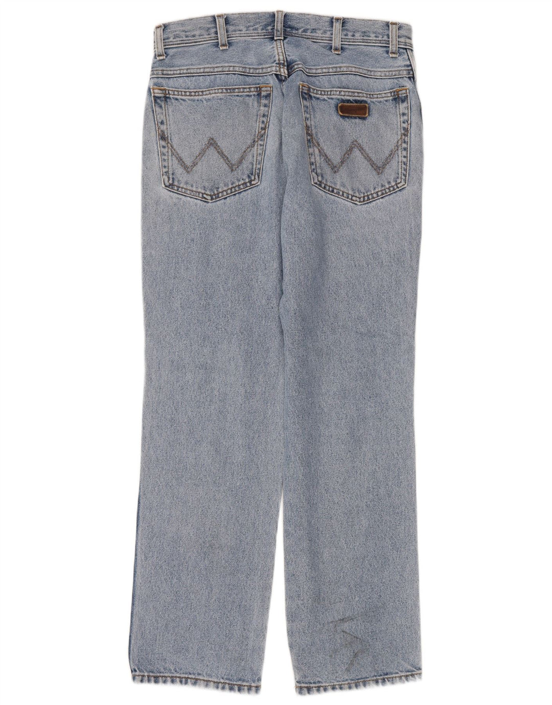 Jeans dritti da uomo Wrangler vestibilità regolare W32 L30 cotone blu