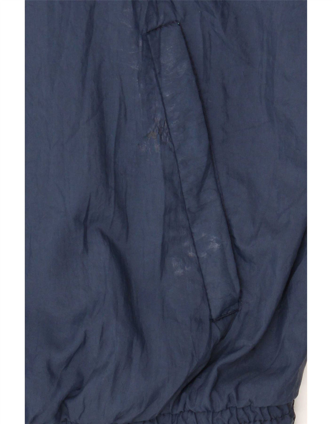 Giacca da ginnastica vintage da uomo XL color block blu navy