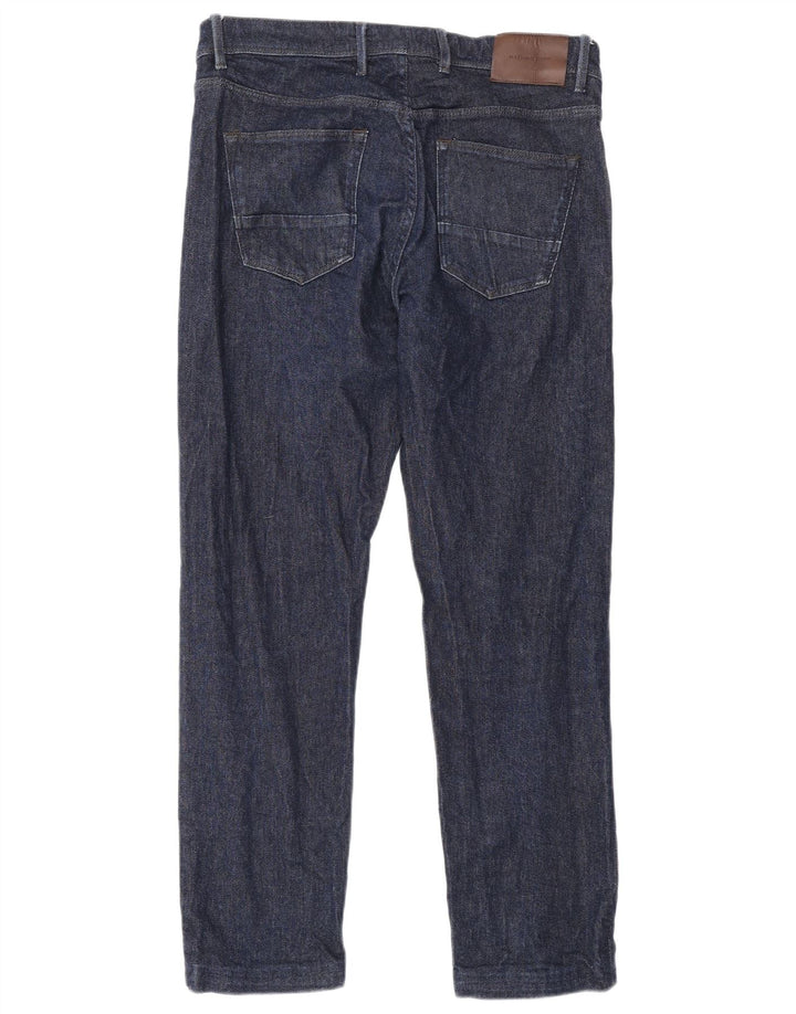 Jeans slim da uomo Massimo Dutti EU 40 Medio W31 L28 Cotone blu navy