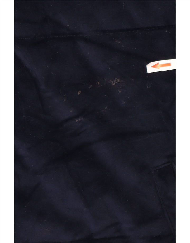 Giacca imbottita oversize in velluto da donna Marks & Spencer UK 10 Small Blu Navy