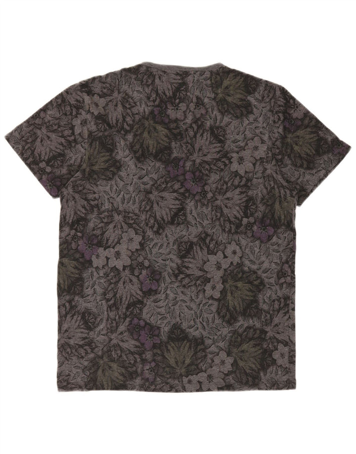 T-shirt da uomo Ted Baker Top grigio medio floreale