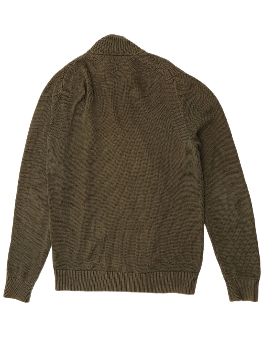 Maglione cardigan da uomo Tommy Hilfiger XL in cotone verde