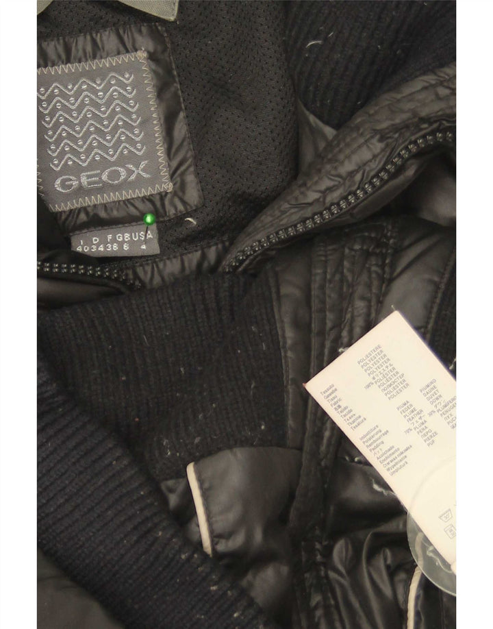 Giacca imbottita da donna Geox UK 8 Small Poliestere nero