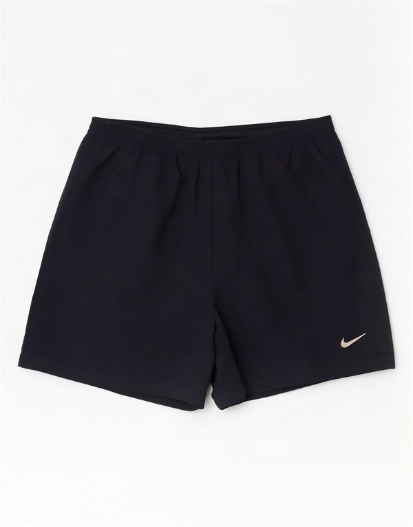 Pantaloncini sportivi Nike Dri Fit da uomo piccoli in poliestere blu navy