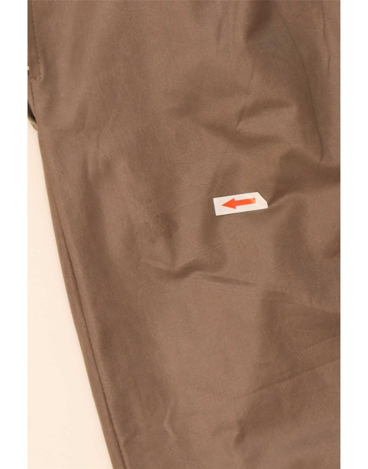 Gonna longuette vintage da donna piccola W26 marrone