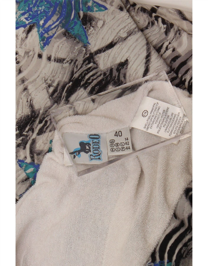 Giacca a vento da donna RODEO UK 14 Large multicolore geometrica