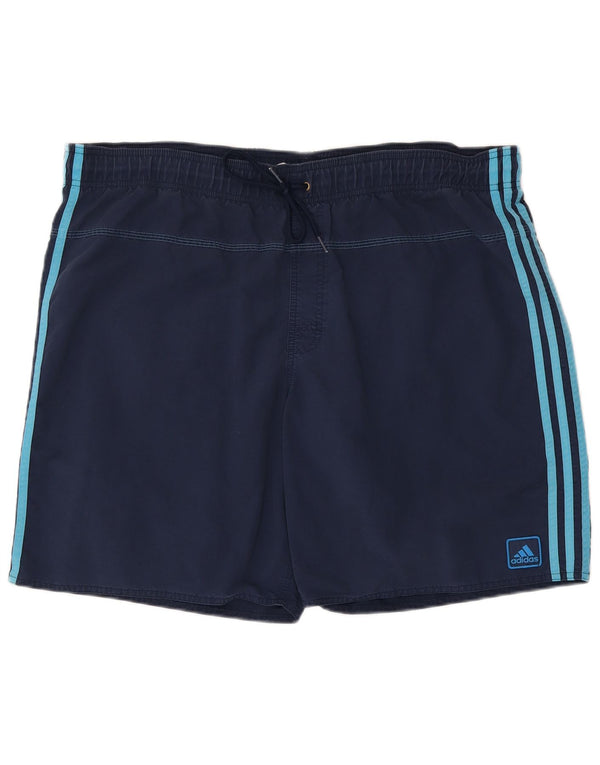 Pantaloncini da bagno da uomo Adidas XL in nylon blu navy