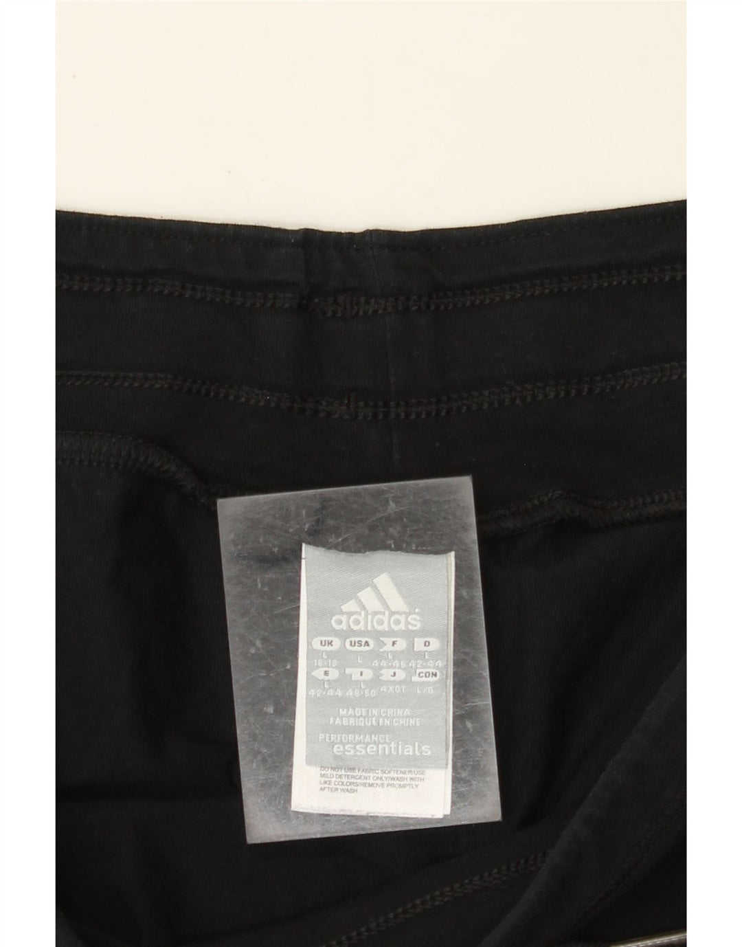 Pantaloni da tuta da donna ADIDAS Climalite Joggers UK 16/18 Large Nero