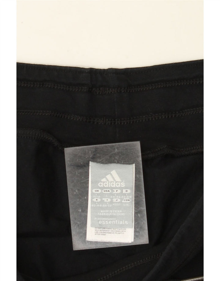 Pantaloni da tuta da donna ADIDAS Climalite Joggers UK 16/18 Large Nero