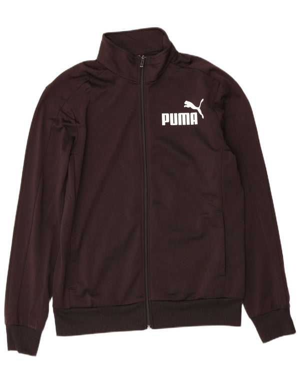Giacca sportiva da uomo con grafica Puma, media, nera, in poliestere