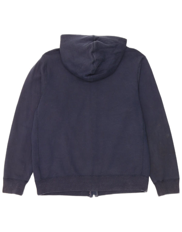 Felpa con cappuccio e zip Nike da bambino 13-14 anni XL in cotone blu navy