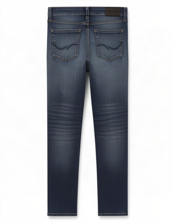 Jack & Jones Uomo GLENN Slim Jeans W30 L32 Cotone Blu