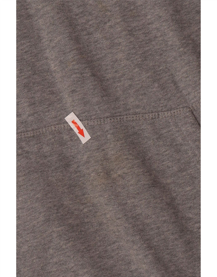 Maglione con cappuccio grafico da uomo Ellesse in cotone grigio medio