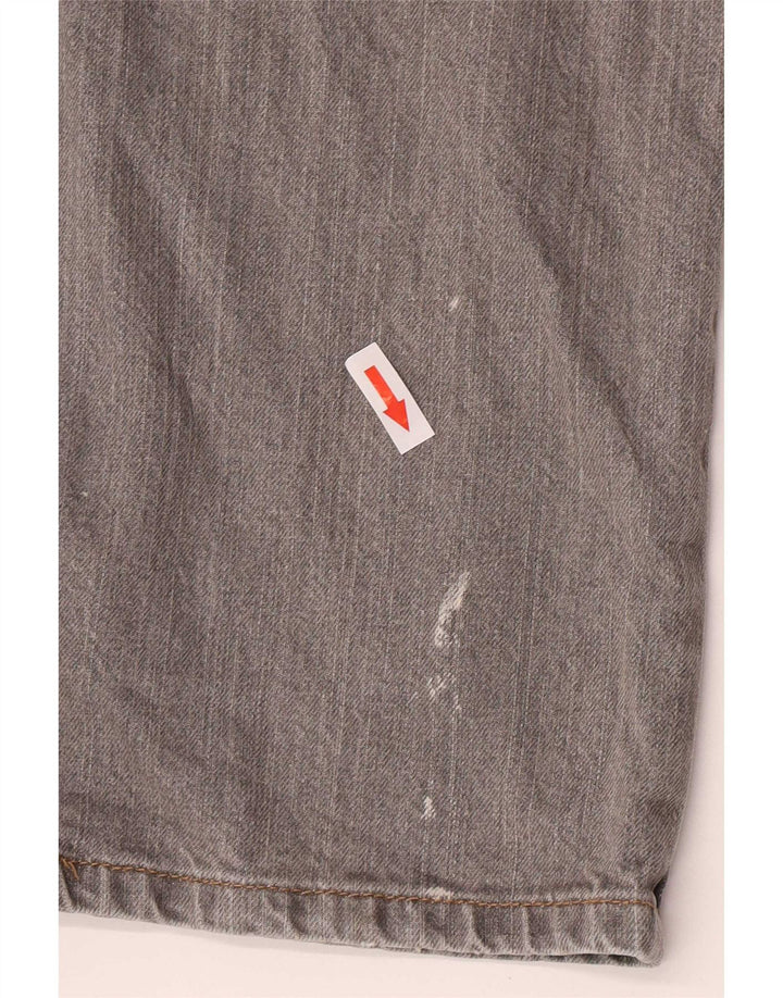 Jeans dritti da donna Marks & Spencer W30 L29 cotone grigio