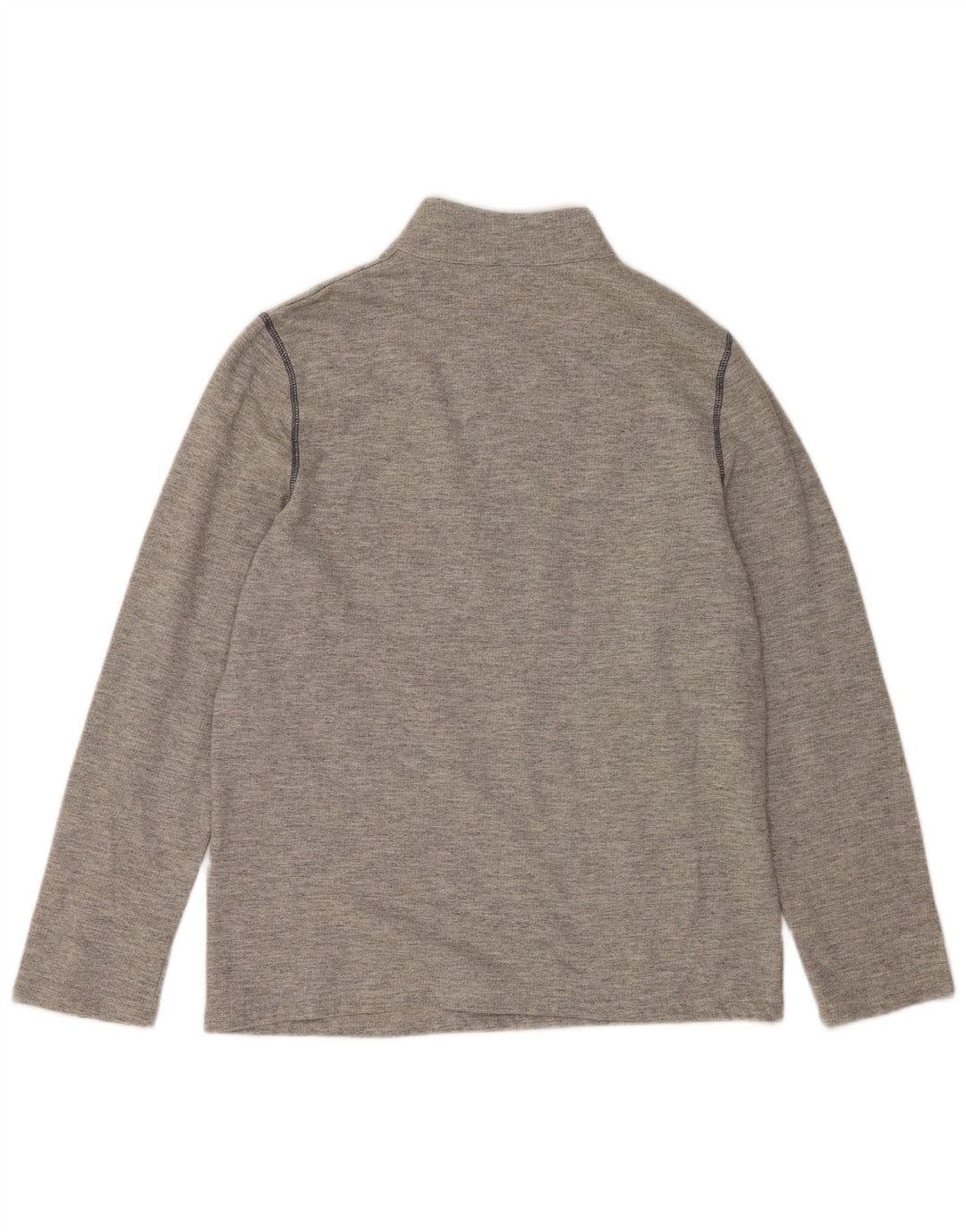 Felpa con collo con zip da uomo NFL Denver Broncos Maglione grande grigio screziato