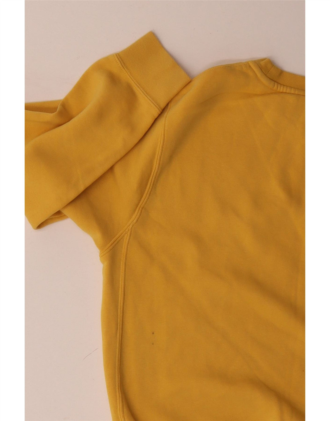 Felpa da uomo NIKE maglione XS in cotone giallo