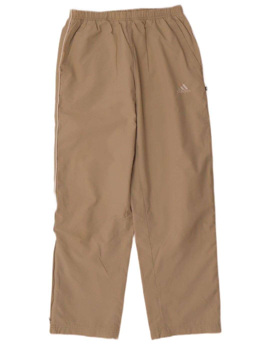 Pantaloni della tuta da ragazzo Adidas 13-14 anni in poliestere beige
