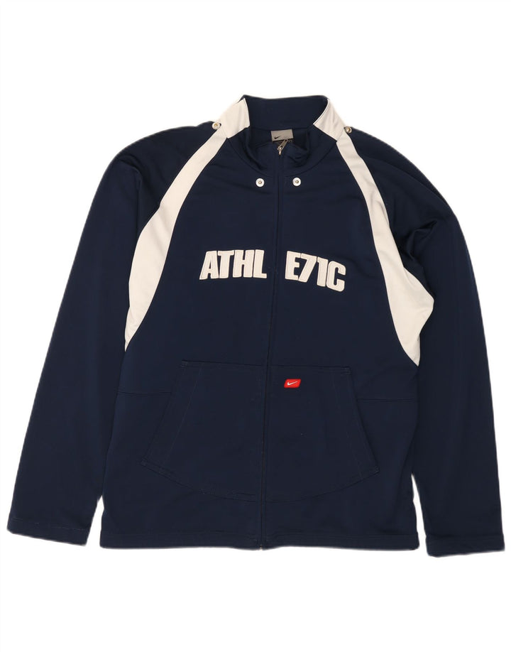 Giacca da tuta grafica Nike da ragazzo, 13-14 anni, XL, colore blu navy