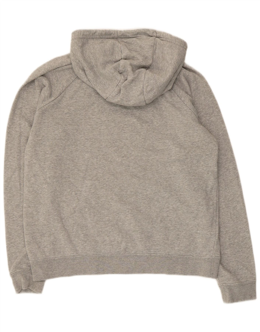 Felpa con cappuccio da donna Nike UK 14 cotone grigio medio