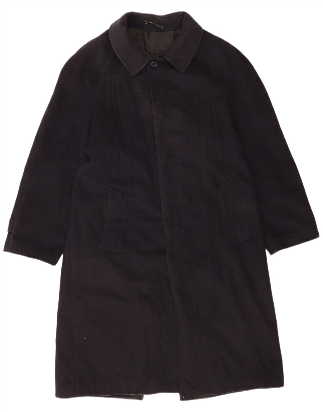 Soprabito da uomo John Lewis UK 40 grande lana blu navy
