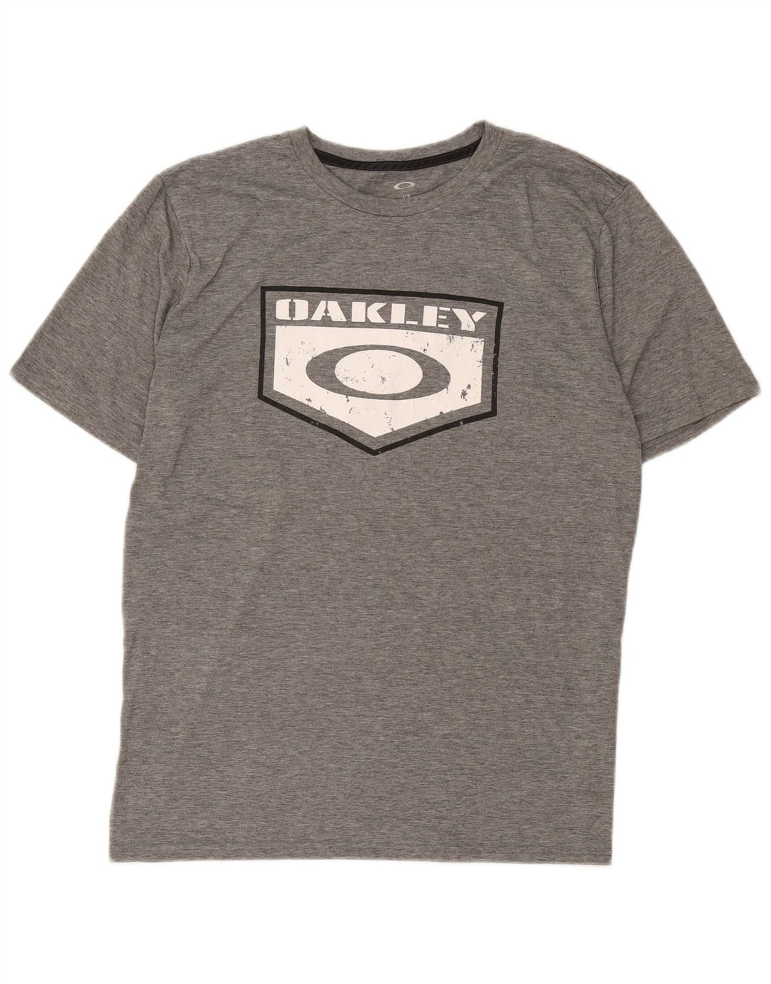 T-shirt grafica da uomo con vestibilità regolare Oakley, grande, grigia