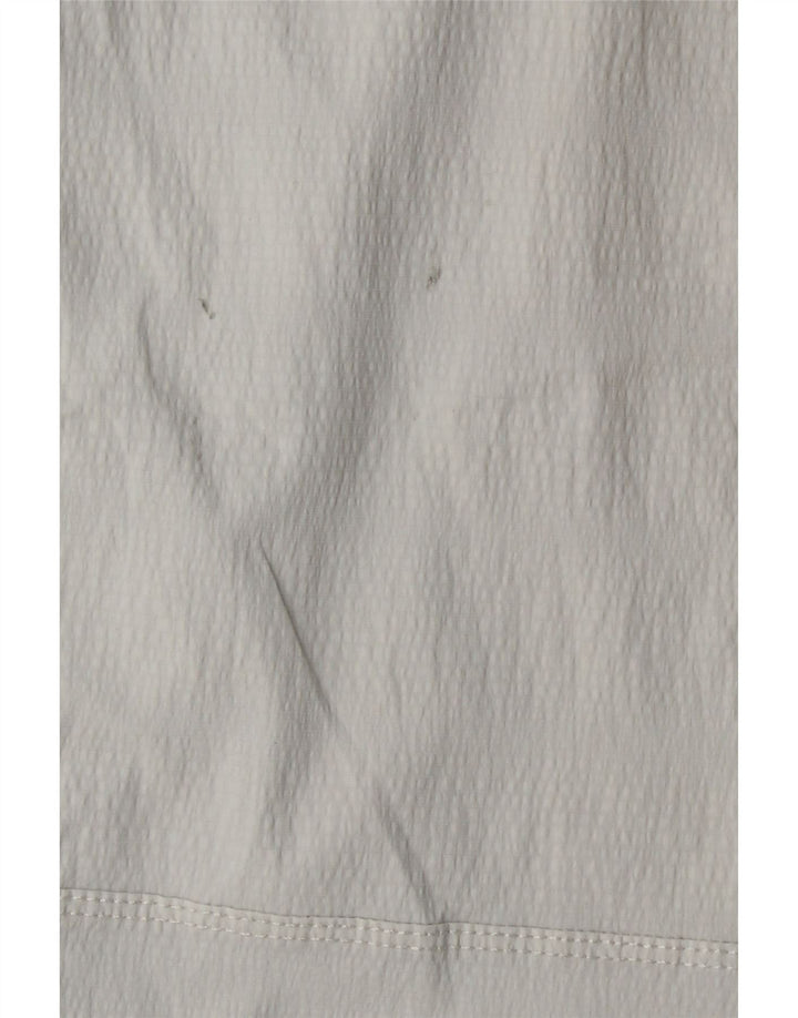 Pantaloni corti dritti da donna ATHLETA US 12 Large W32 L24 Nylon bianco