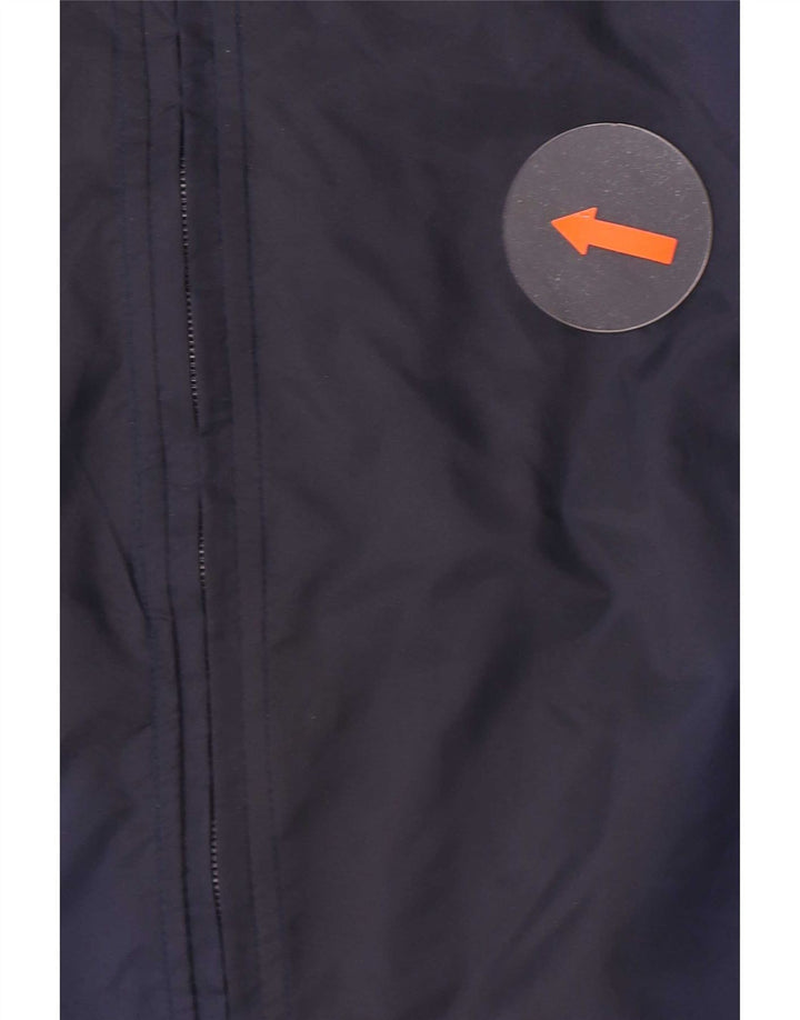 Giacca antipioggia da uomo Nike UK 39/41 nylon blu navy medio