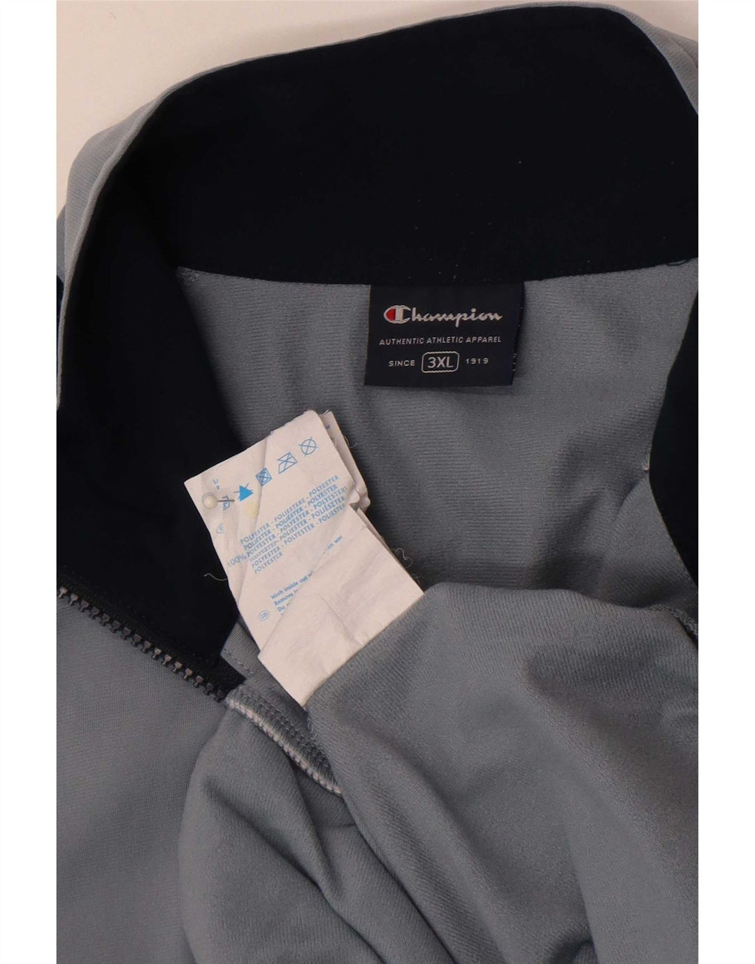Giacca da tuta da uomo Champion 3XL Poliestere color block grigio
