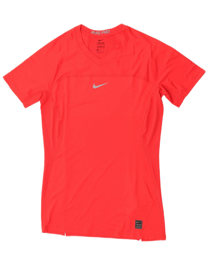 T-shirt a compressione da donna Nike Top UK 20 2XL poliestere rosso