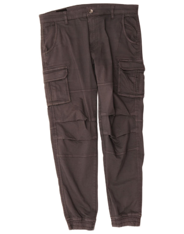 Pantaloni cargo da jogging da donna Gas XL W36 L30 cotone grigio