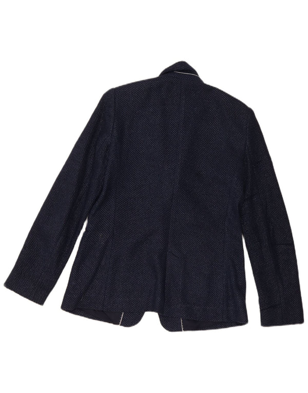 Giacca blazer da donna a 1 bottone Massimo Dutti EU 40 cotone medio blu navy