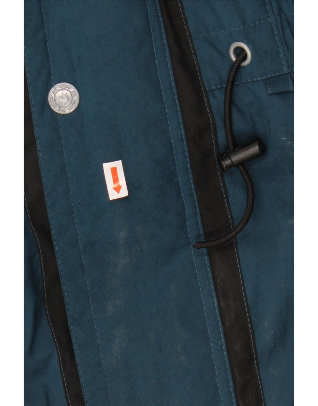 Giacca a vento da uomo con zip C&A UK 44 2XL Blu poliestere color block invernale