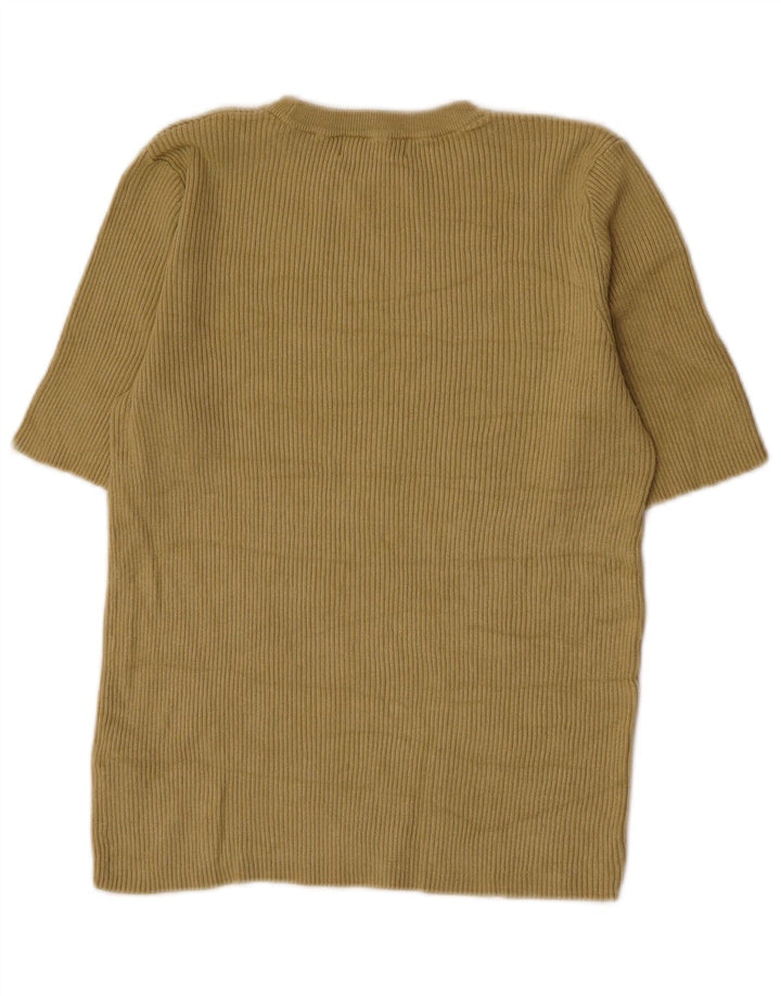 T-shirt da donna Marks & Spencer Top UK 12 Viscosa beige medio