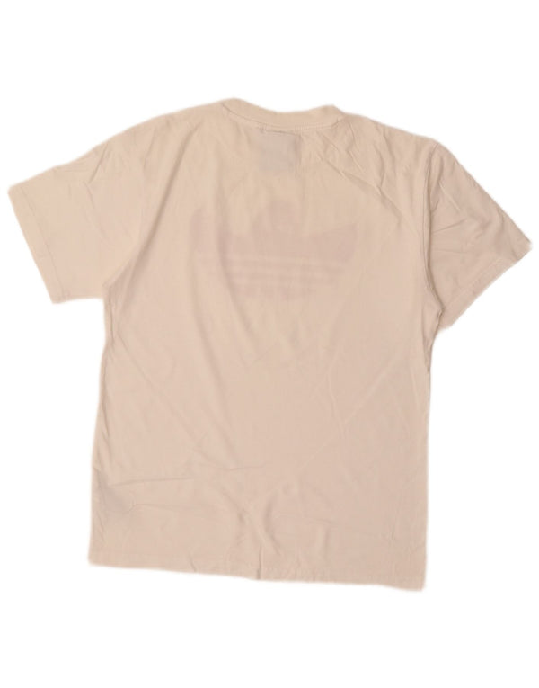 T-shirt grafica da uomo Adidas Top piccola bianca