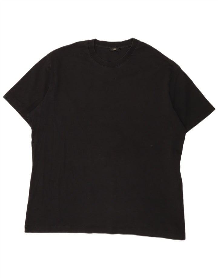 T-shirt da uomo Massimo Dutti Top 2XL cotone nero