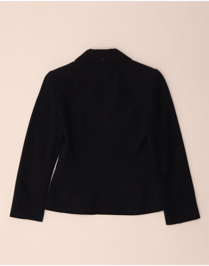 Giacca blazer da donna a 2 bottoni Armani Jeans IT 40 piccola blu navy